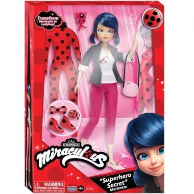 Miraculous Puppe Marinette mit 2 Outfits