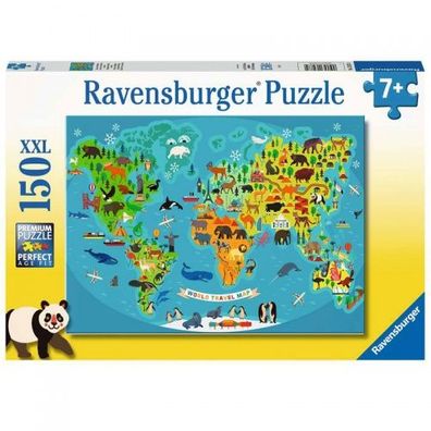 Ravensburger Tierische Weltkarte 150 Teile
