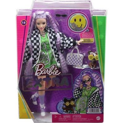 Mattel Barbie Extra Puppe mit lila Haaren