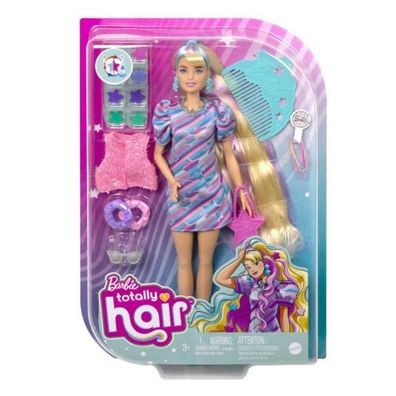 Mattel Barbie Totally Hair Puppe Sternenlookkleid