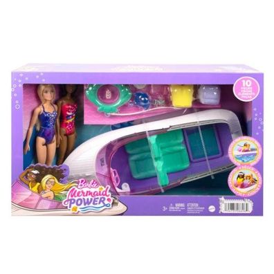Mattel Barbie Mermaid Power Boot mit 2 Puppen
