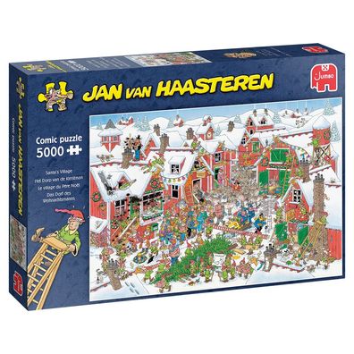 Jumbo 20076 Jan van Haasteren Das Dorf des Weihnachtsmanns 5000 Teile Puzzle