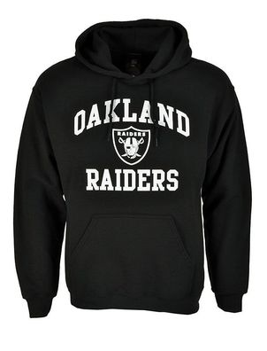 NFL Football Hoodie Herren Sweat Kapuzenpullover Oakland Raiders schwarz Gr. M