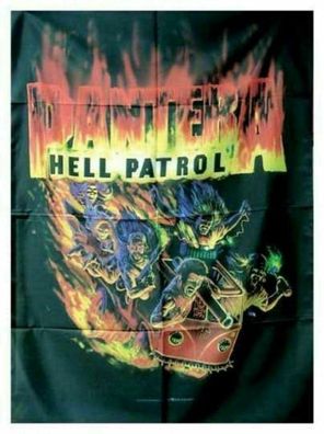 Pantera Hell Patrol Posterfahne Flagge Flag