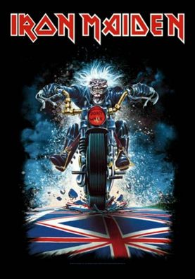 Iron Maiden Motorcycle Posterfahne Flagge Flag
