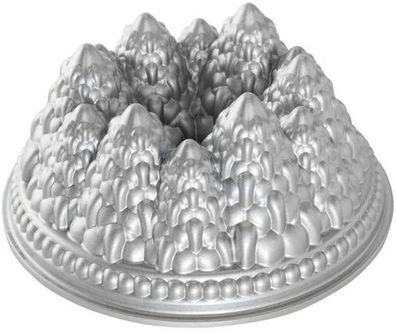 Nordic Ware 89737 Backform, Kuchenform, Weihnachtsbackform - Tannenbäume, Winterwa...