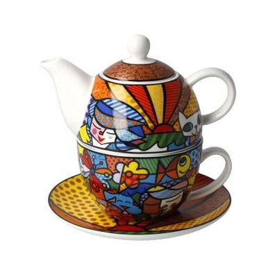 Goebel Pop Art Romero Britto Britto Garden - Tea for One Neuheit 2020 66452711