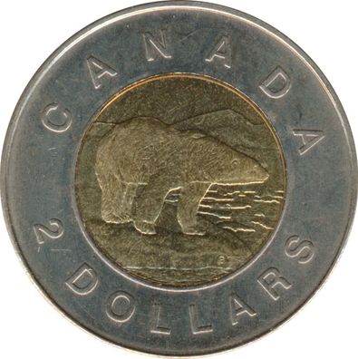 Kanada 2 Dollar 2006 RCM Eisbär*