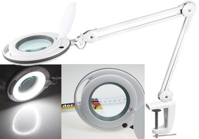 Lupenleuchte 3 Dioptrien "CT-LL60" 6W, 560lm, 6400K, Tischklemme