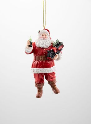 Coca Cola Weihnachtsmann mit Lokomotive Christbaumschmuck Weihnachtsschmuck