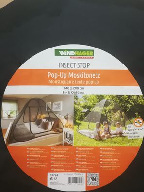 Windhager Insect-Stop Pop-Up Moskitonetz