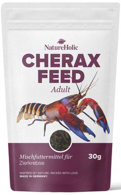 NatureHolic - Cheraxfeed ADULT - Futter für Krebse im Aquarium - 30g