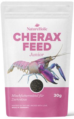 NatureHolic - Cheraxfeed JUNIOR - Futter für Krebse im Aquarium - 30g