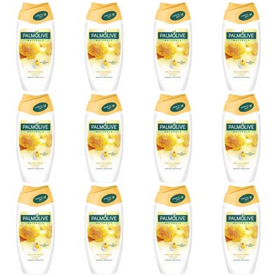 14,03EUR/1l 12 x Palmolive 250ml Duschcreme Duschgel Milch und Honig