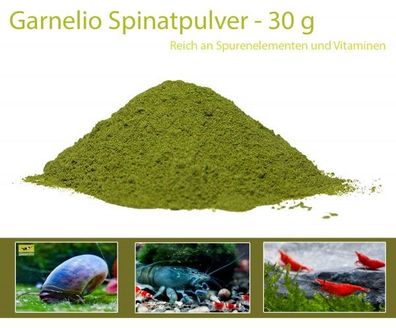 Garnelio - Spinat Pulver - 30 g - Garnelen Futter
