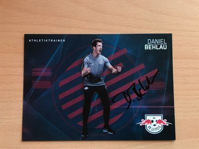 Daniel Behlau RB Leipzig 2018-19 orig. signiert - TV FILM MUSIK #2244
