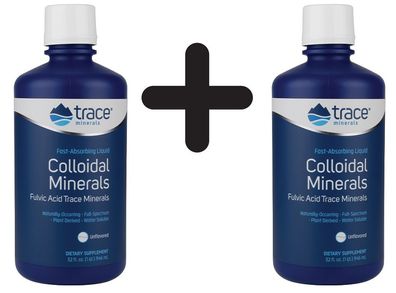 2 x Colloidal Minerals, Unflavored - 946 ml.