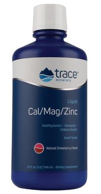 Liquid Cal/ Mag/ Zinc, Strawberry - 946 ml.