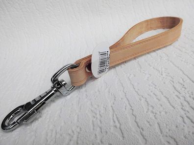 Hundeleine Griff Kurzführer Halsband Griff - Handschlaufe - 27cm/20mm Echt Leder