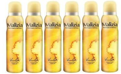 Malizia Donna Profumi d´intesa Vanille - Vanilla DEO 6 x 150ml Seduction Parfum
