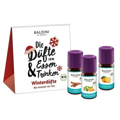 Baldini - Winterdüfte -Bio Aromen 3er-Set, Zimt -Essen & Trinken - By Taoasis
