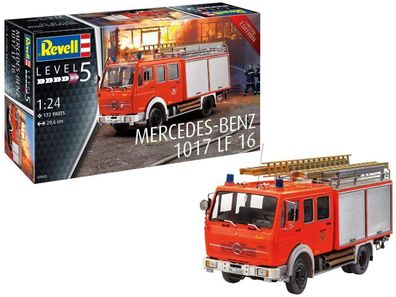 Revell 07655 Mercedes Feuerwehrauto Modellbausatz Modell Limited Edition 1:24