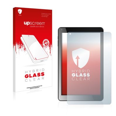upscreen Hybrid Glass Clear Premium Panzerglasfolie für Odys Titan 10 LTE