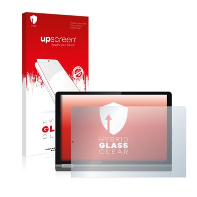 upscreen Hybrid Glass Clear Premium Panzerglasfolie für Lenovo Yoga SmartTab S10