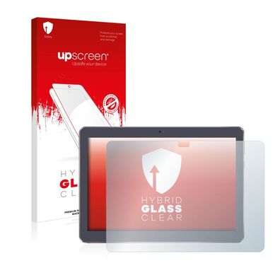 upscreen Hybrid Glass Clear Premium Panzerglasfolie für Toscido X102 10