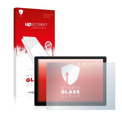 upscreen Hybrid Glass Clear Premium Panzerglasfolie für Microsoft Surface Pro 7 Plus