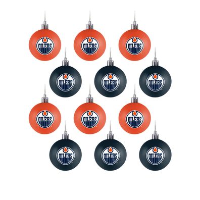 NHL Edmonton Oilers Baumkugeln 12-teiliges Ornament Weihnachtsbaum Kugeln Xmas