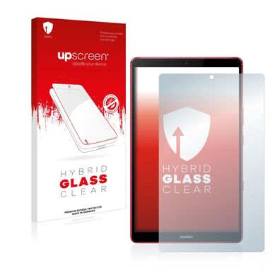 upscreen Hybrid Glass Clear Premium Panzerglasfolie für Huawei MediaPad M6 Turbo 8.4