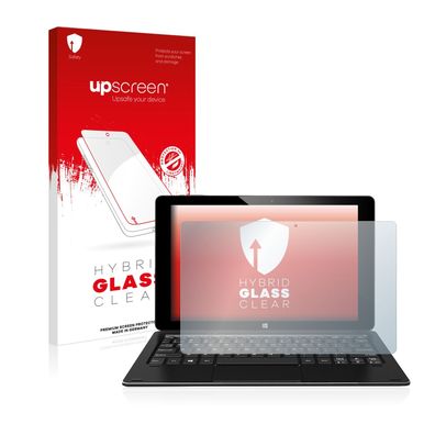 upscreen Hybrid Glass Clear Premium Panzerglasfolie für Alldocube iwork 10 Pro
