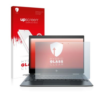 upscreen Hybrid Glass Clear Premium Panzerglasfolie für HP Spectre x360 13-ap0007na