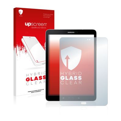 upscreen Hybrid Glass Clear Premium Panzerglasfolie für Samsung Galaxy Tab S3