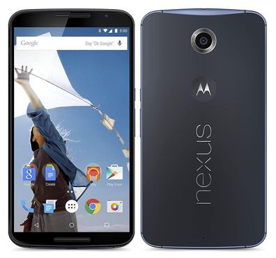 Motorola Nexus 6 XT1100 Blau 3GB/32GB LTE 15,2cm (6Zol) Android Smartphone