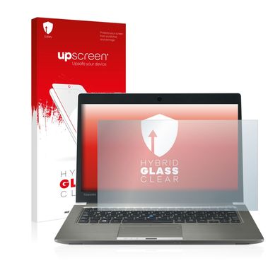 upscreen Hybrid Glass Clear Premium Panzerglasfolie für Toshiba Portege Z30 Serie