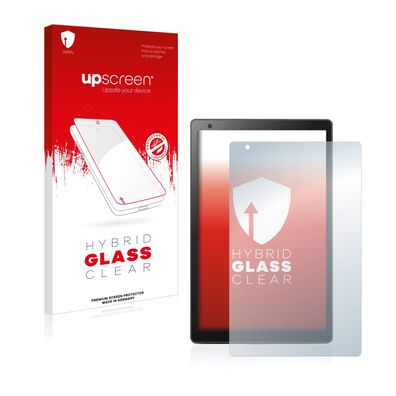 upscreen Hybrid Glass Clear Premium Panzerglasfolie für Vankyo MatrixPad Z10