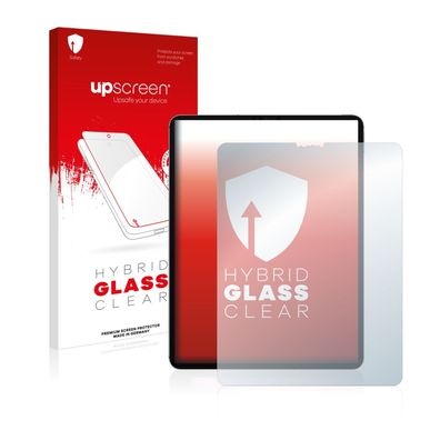 upscreen Hybrid Glass Clear Premium Panzerglasfolie für Apple iPad 12.9 Pro WiFi ...