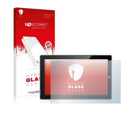 upscreen Hybrid Glass Clear Premium Panzerglasfolie für Jumper Ezpad 6 Plus