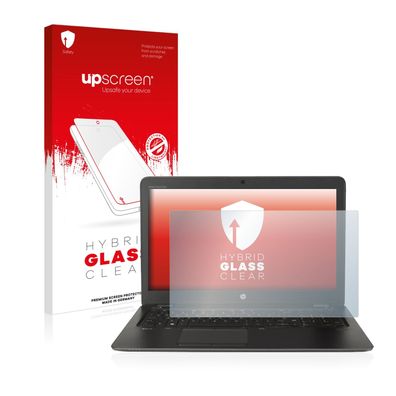 upscreen Hybrid Glass Clear Premium Panzerglasfolie für HP ZBook 15u G4 i7-7500U