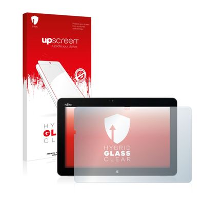 upscreen Hybrid Glass Clear Premium Panzerglasfolie für Fujitsu Stylistic V727