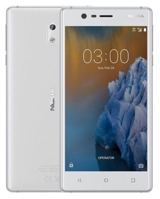 Nokia 3 TA-1032 DualSim Weiß 8MP 2GB/16GB NFC LTE Android Smartphone