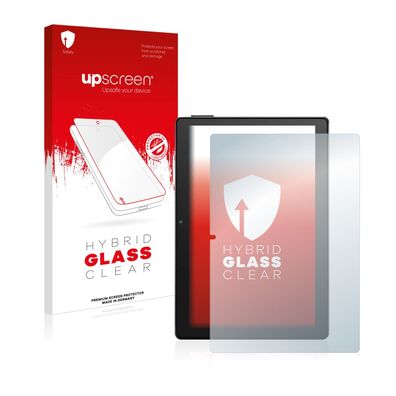 upscreen Hybrid Glass Clear Premium Panzerglasfolie für Dragon Touch Max 10