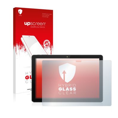 upscreen Hybrid Glass Clear Premium Panzerglasfolie für TrekStor SurfTab Y10
