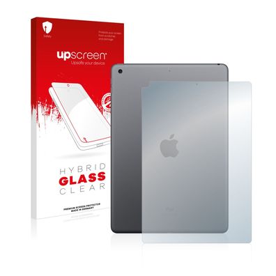 upscreen Hybrid Glass Clear Premium Panzerglasfolie für Apple iPad 10.2 WiFi 2020 ...