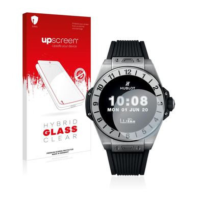 upscreen Hybrid Glass Clear Premium Panzerglasfolie für Hublot Big Bang e Premier ...