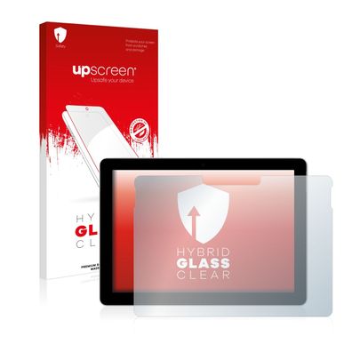 upscreen Hybrid Glass Clear Premium Panzerglasfolie für Microsoft Surface Go 10