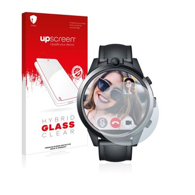 upscreen Hybrid Glass Clear Premium Panzerglasfolie für Zeblaze Thor 5 Pro