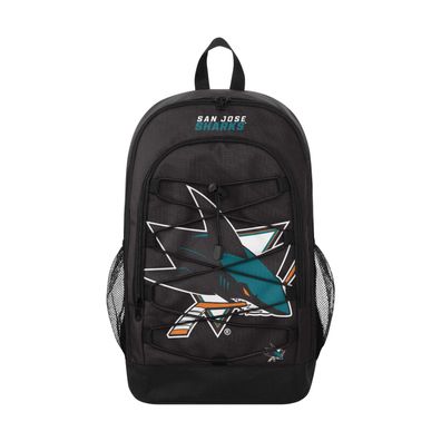 NHL San Jose Sharks Big Logo Bungee Rucksack Backpack Tasche Bag